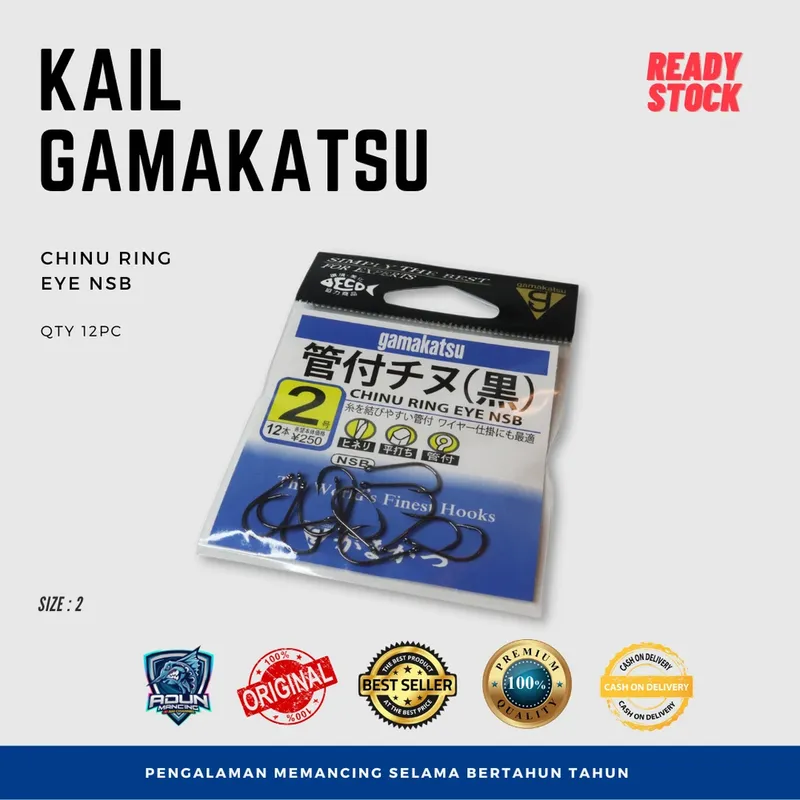 Kail Gamakatsu Chinu Ring Eye Nsb - No. 2