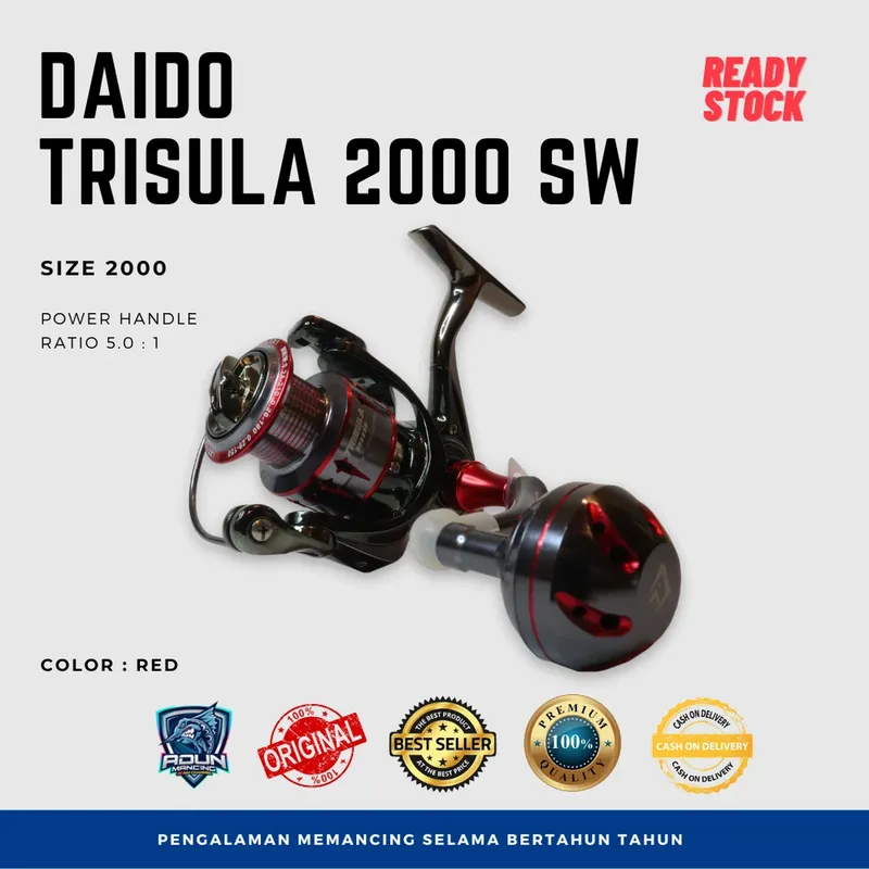 Reel Daido Trisula SW 2000 - Merah