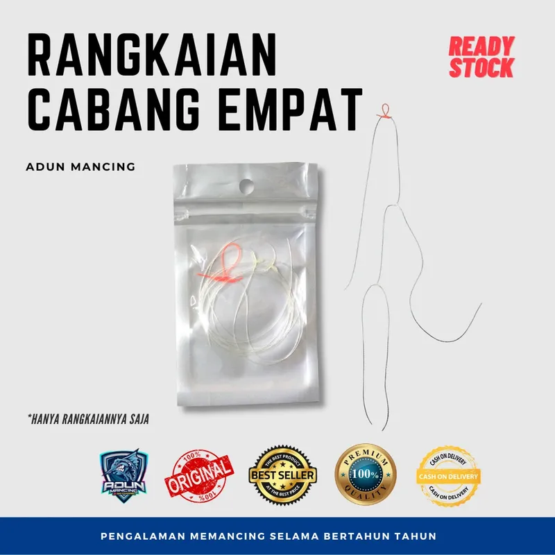 Rangkaian Senar Cabang (Tanpa Kail) - Cabang 4