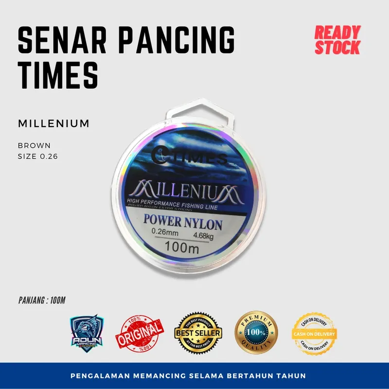 Senar Times Millenium 100m - 0,26 mm