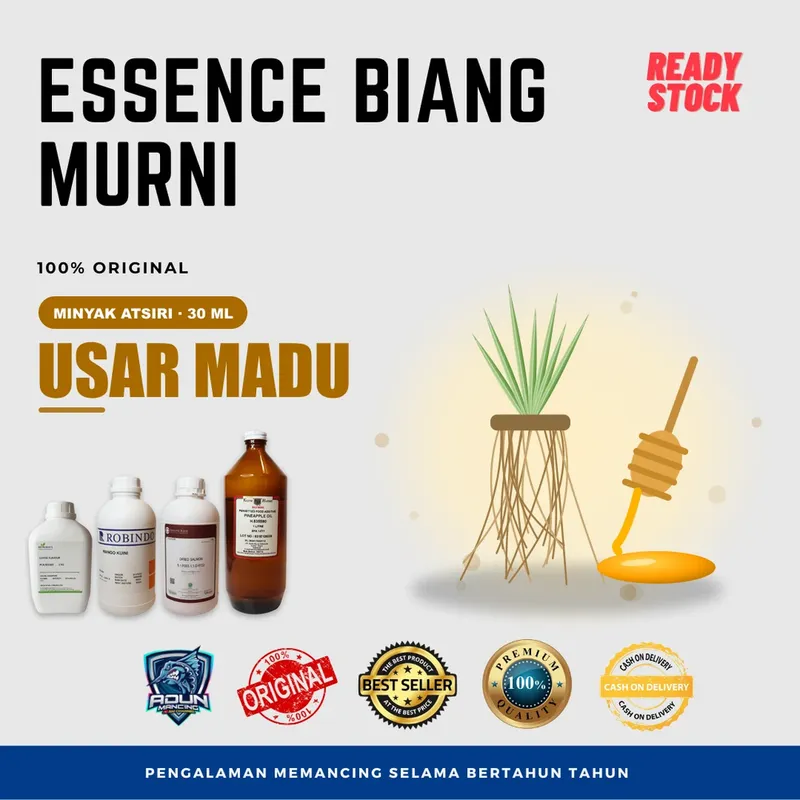 Essen Biang Murni Atsiri 30 ml - Usar Madu