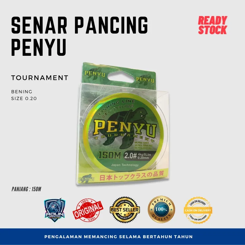 Senar Penyu 150m - 0,20 mm