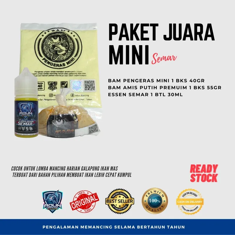 Paket Juara Mini Semar + BAM Amis Putih Premium