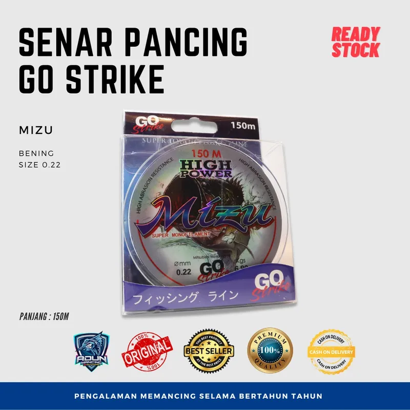 Senar Go Strike Mizu - 0,22 mm