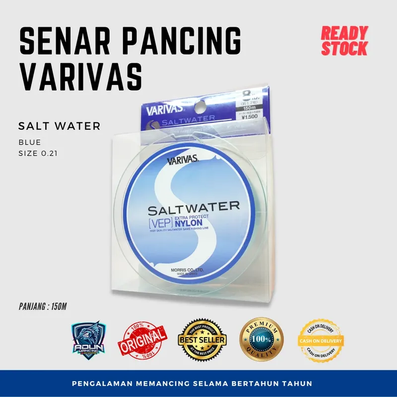 Senar Varivas Salt Water 0,21 150m