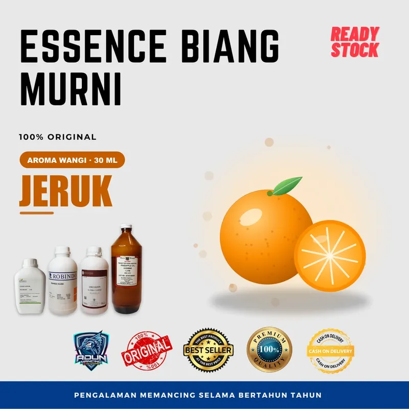 Essen Biang Murni Aroma Wangi 30 ml - Jeruk
