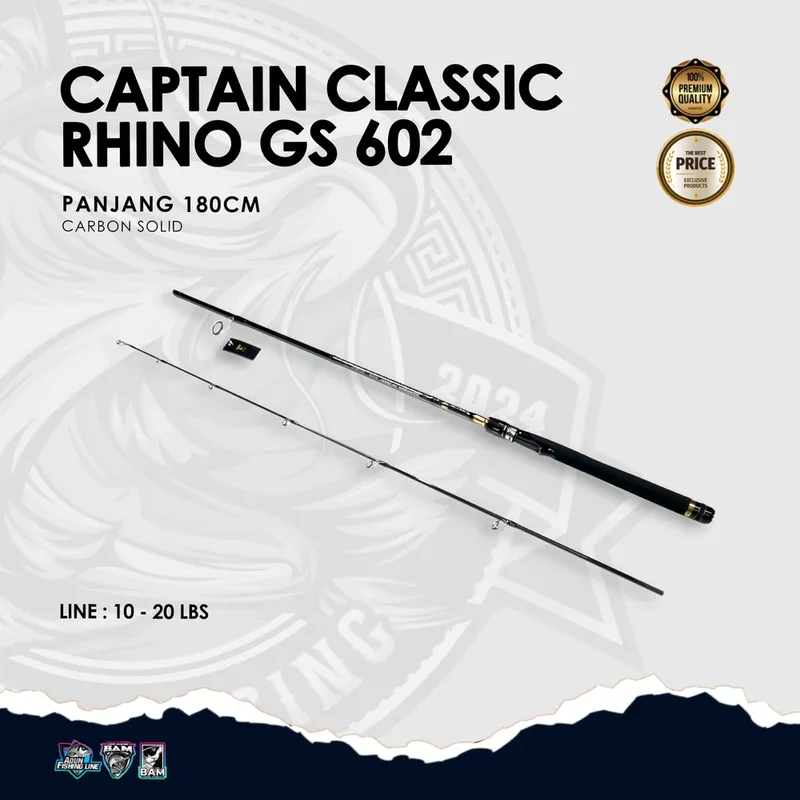 Joran Captain Rhino GS Solid Carbon 10-20 Lbs 180cm