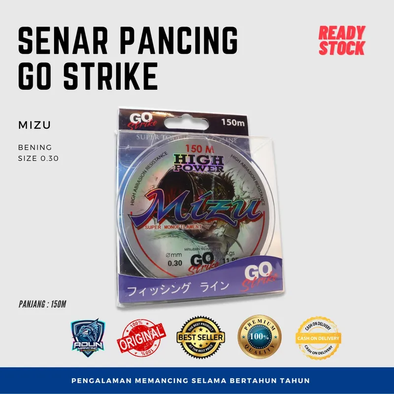 Senar Go Strike Mizu - 0,30 mm