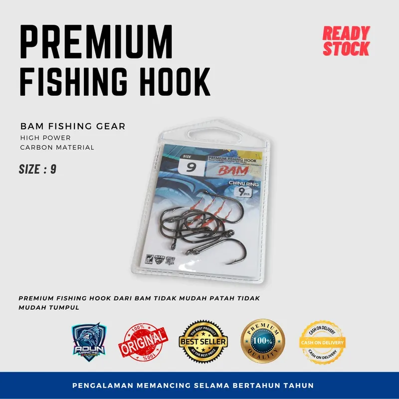 Kail Premium Fishing Hook - No. 9