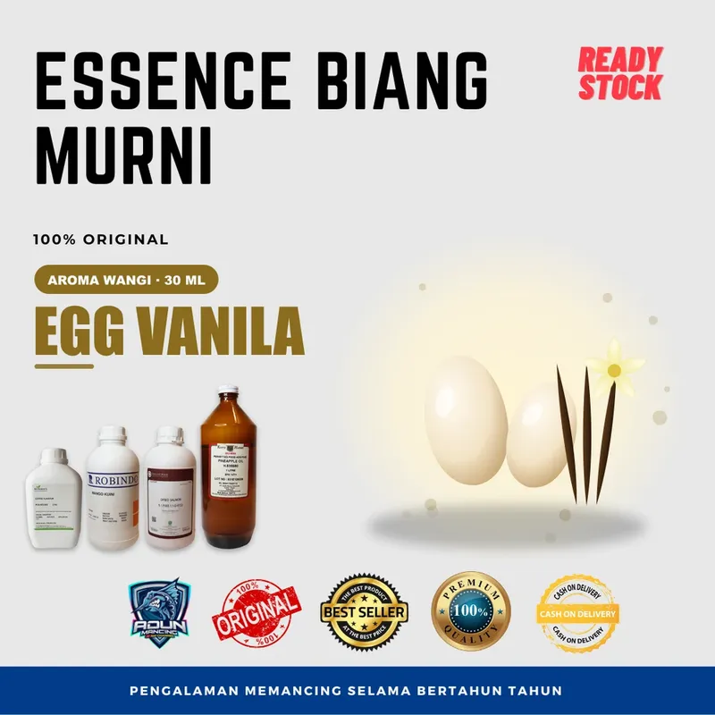 Essen Biang Murni Aroma Wangi 30 ml - Egg Vanila