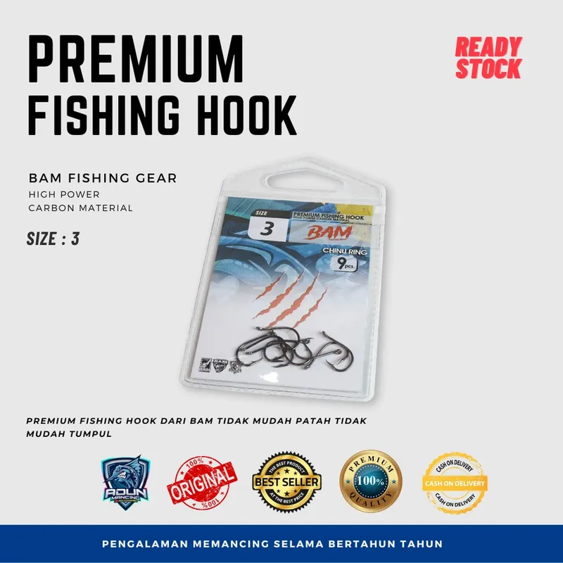Kail Premium Fishing Hook - No. 3