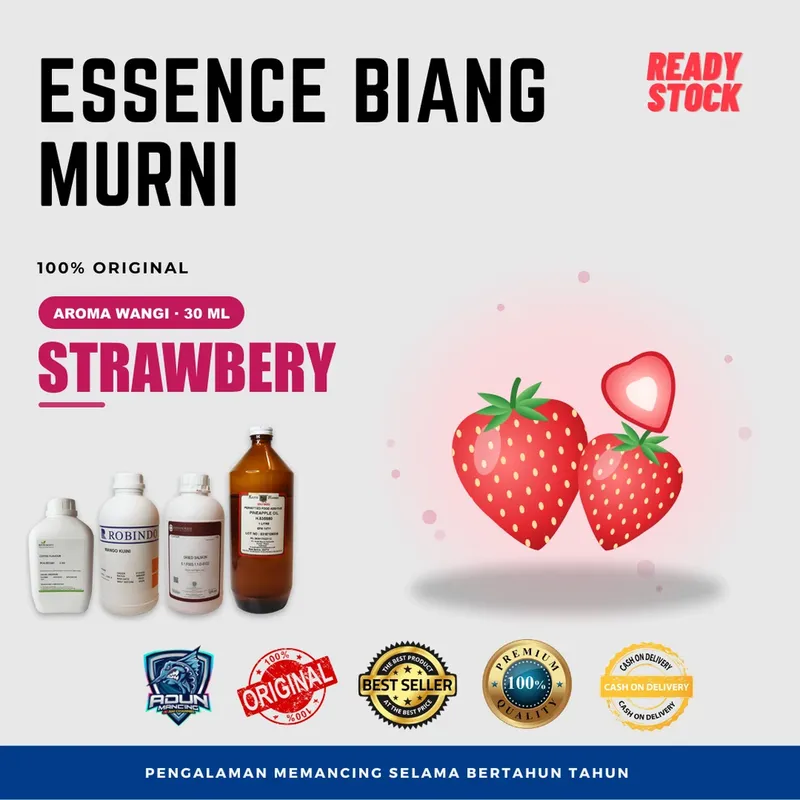 Essen Biang Murni Aroma Wangi 30 ml - Strawbery