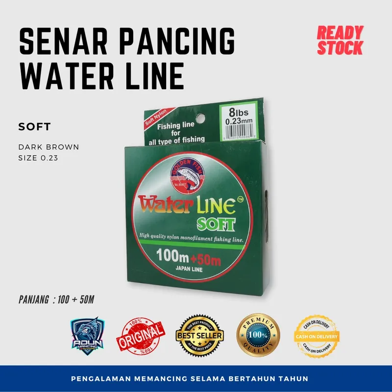 Senar Water Line Soft 150m - 0,23 mm