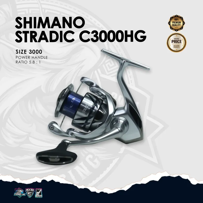 Reel Shimano Stradic FM C 3000 HG / XG - HG