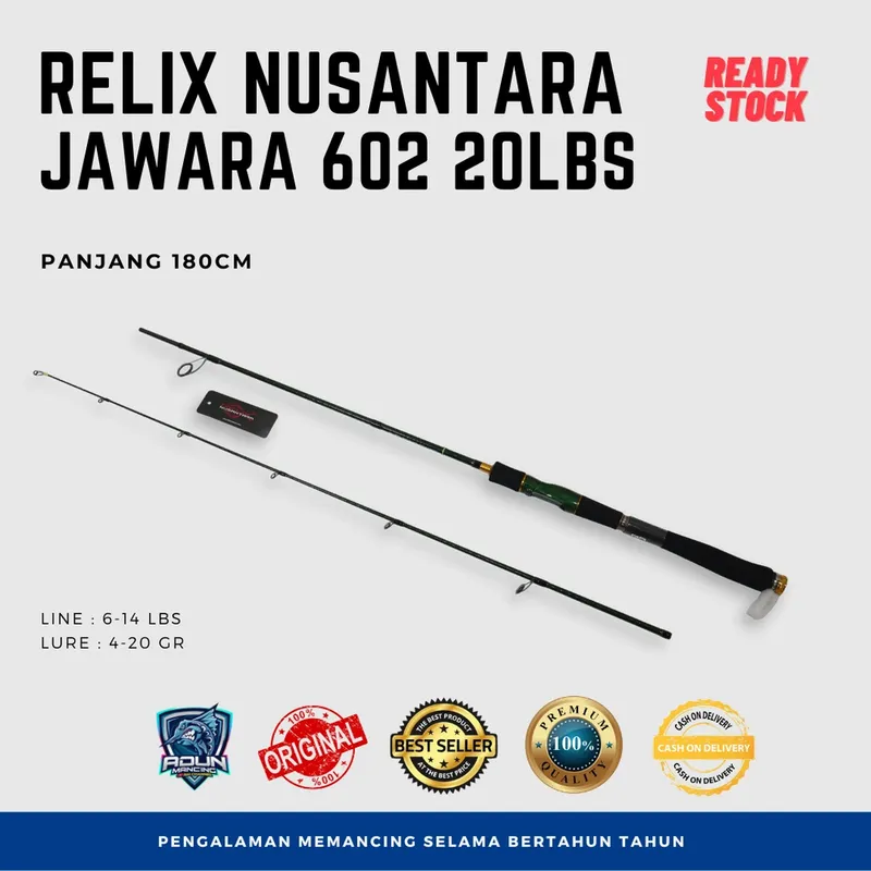 Joran Relix Nusantara Jawara 602 - 20lb