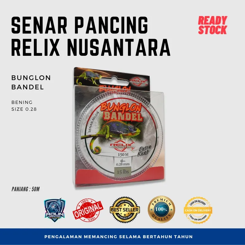 Senar Relix Nusantara Bandel 150m - 0,28 mm