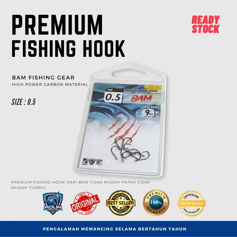 Kail Premium Fishing Hook - No. 0,5