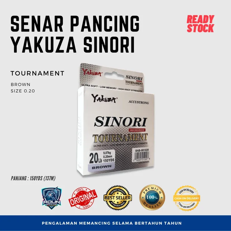 Senar Sinory Yakuza 150m - 0,20 mm