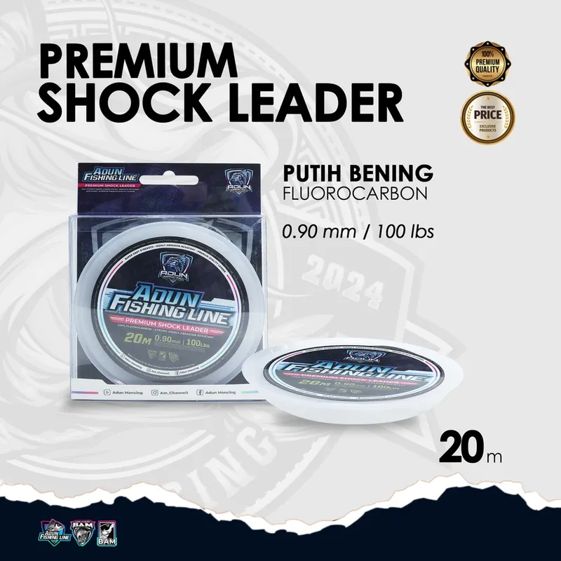 Adun Fishing Line Premium Shock Leader - 0,90 mm / 100lbs · 25 Meter