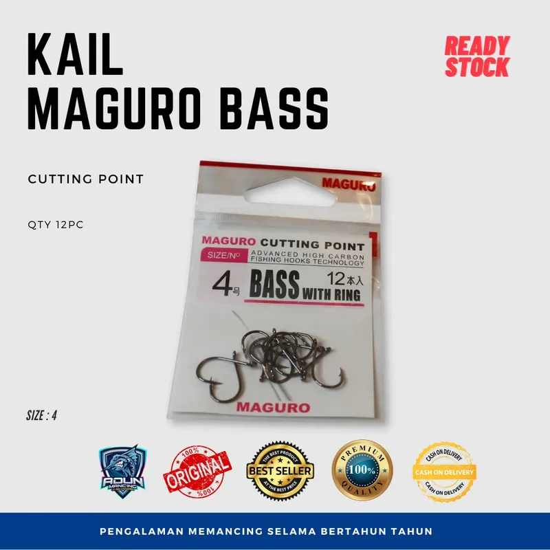 Kail Maguro Bass White Ring - No. 4