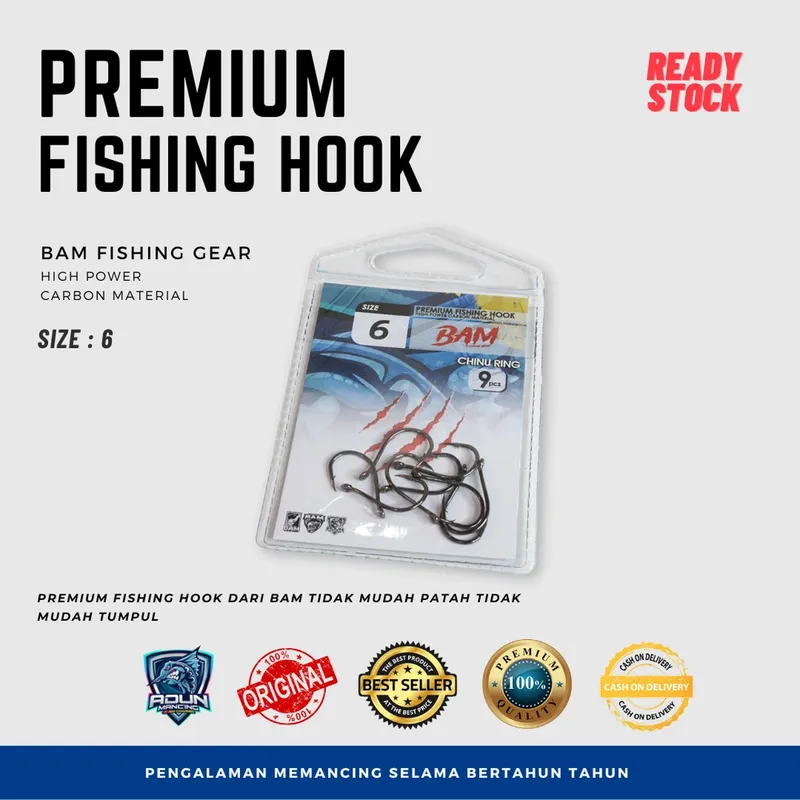 Kail Premium Fishing Hook - No. 6