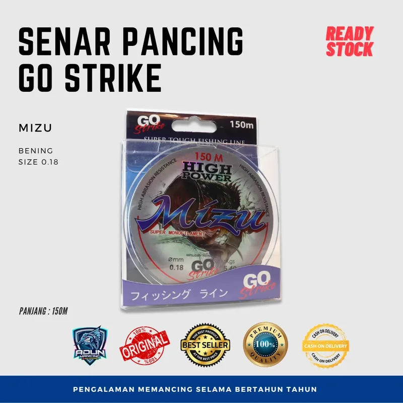 Senar Go Strike Mizu - 0,18 mm