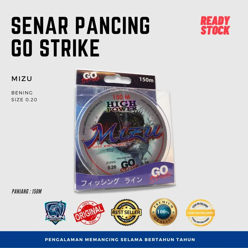 Senar Go Strike Mizu - 0,20 mm