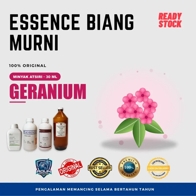 Essen Biang Murni Atsiri 30 ml - Geranium