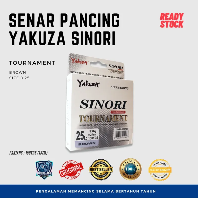 Senar Sinory Yakuza 150m - 0,25 mm