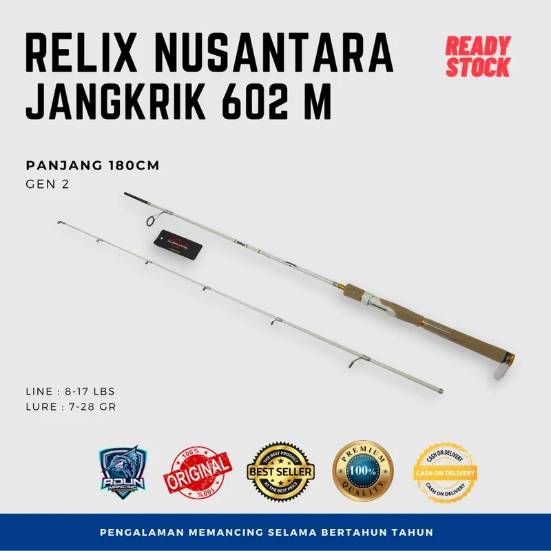 Joran Relix Nusantara Jangkrik Gen 2 602 - 14lb
