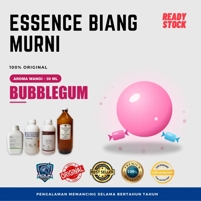 Essen Biang Murni Aroma Wangi 30 ml - Bubblegum