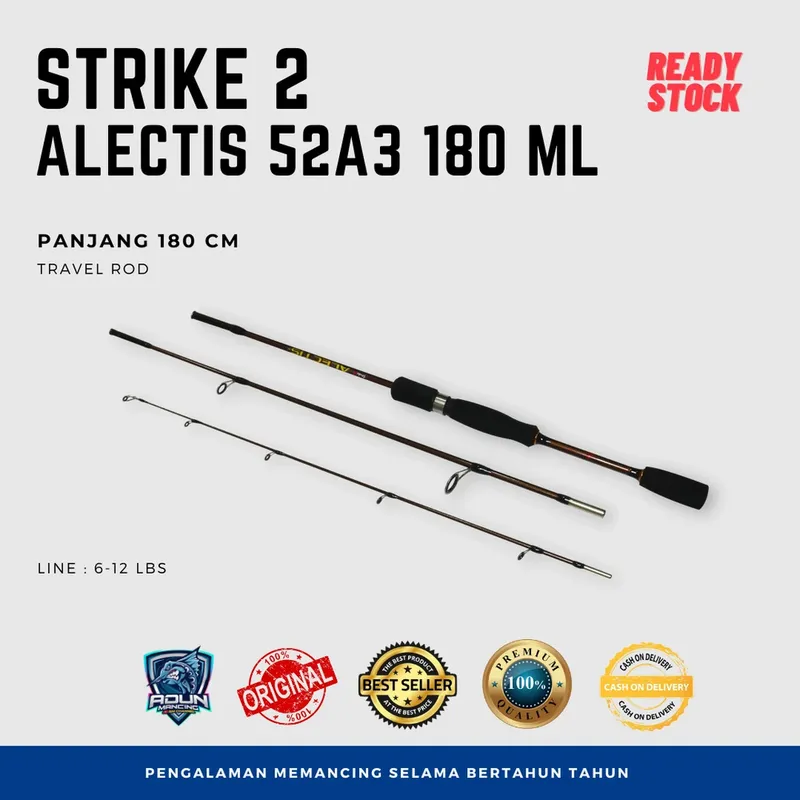 Joran Strike 2 Alectis Sambung 3 - 165 cm