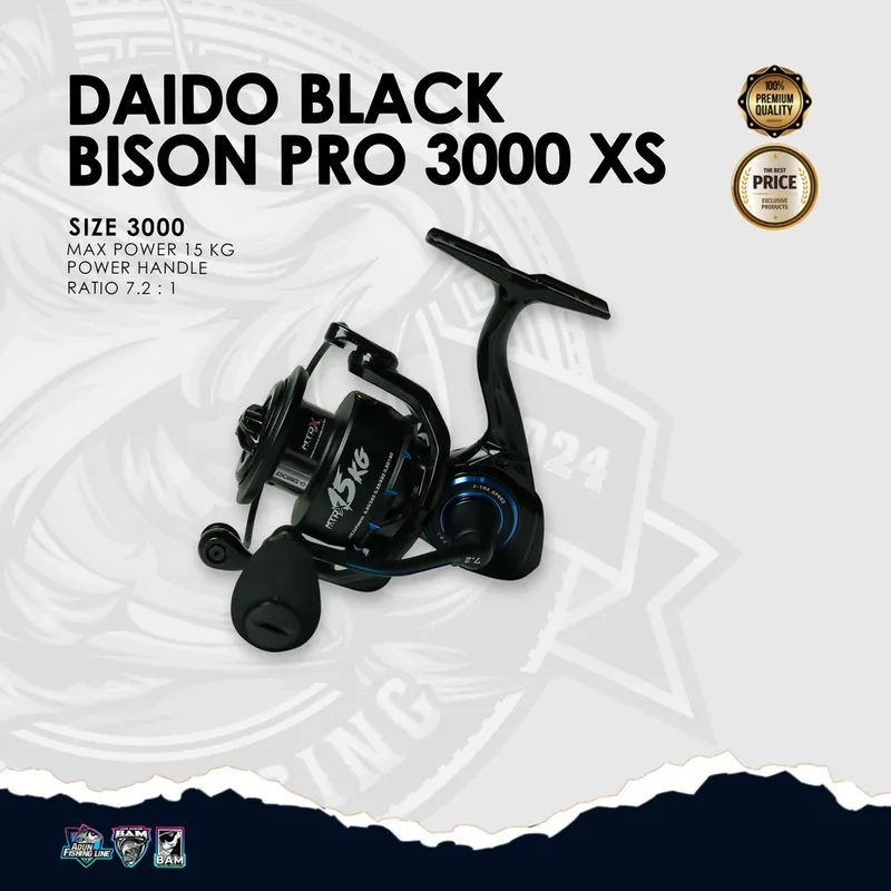 Reel Daido Black Bison Pro XS - 3000