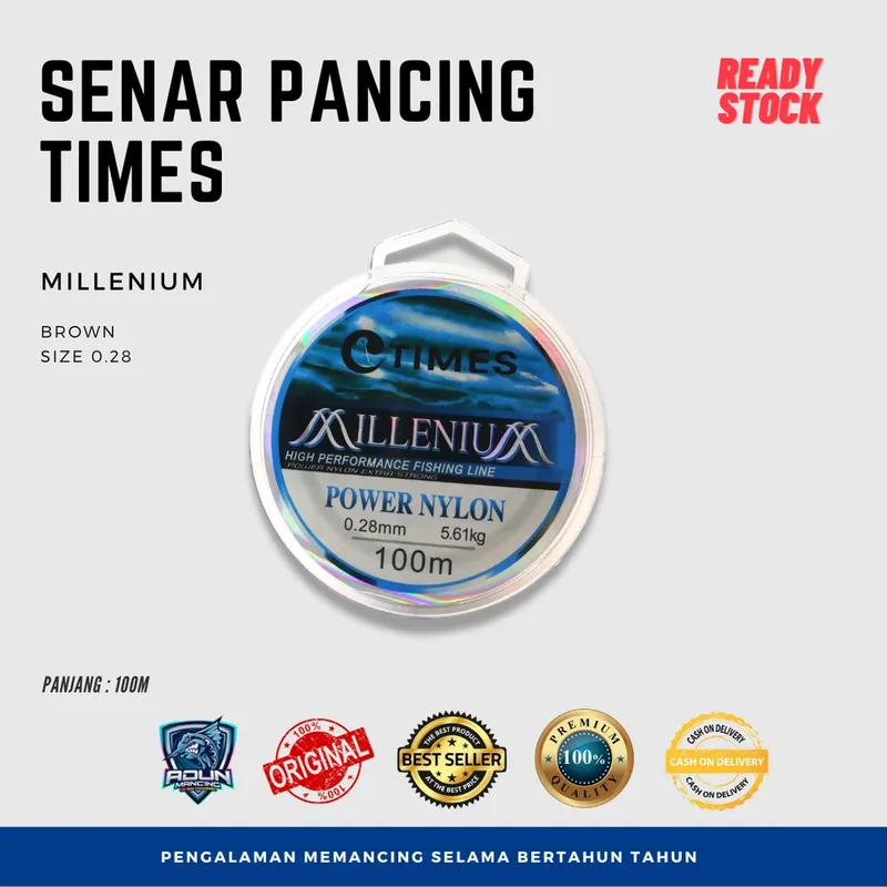 Senar Times Millenium 100m - 0,28 mm