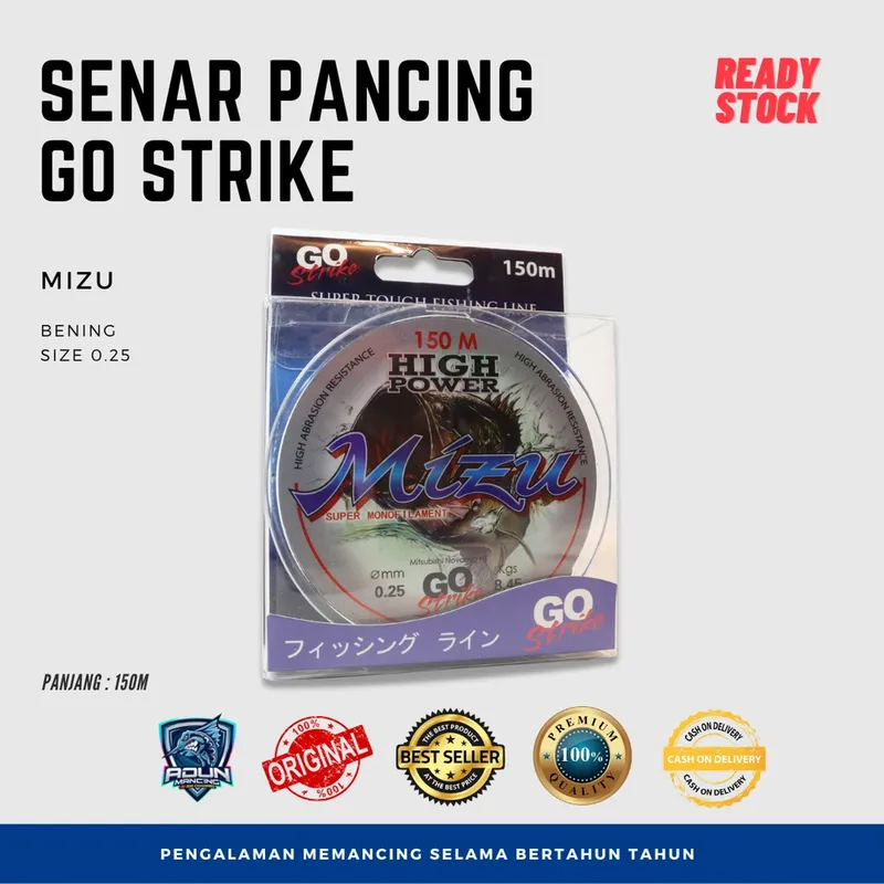 Senar Go Strike Mizu - 0,25 mm