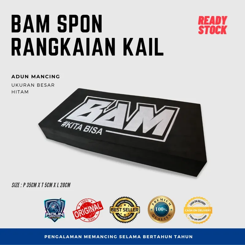 BAM Spon Mata Kail Eksklusif (Besar) - Hitam