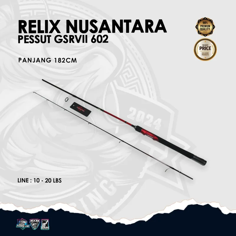 Joran Relix Nusantara Pessut GSRVII 602 - 10-20lbs