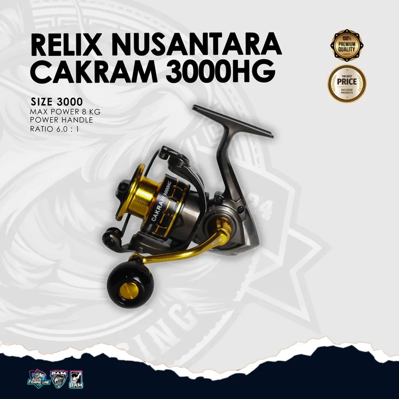 Reel Relix Nusantara Cakram 3000HG