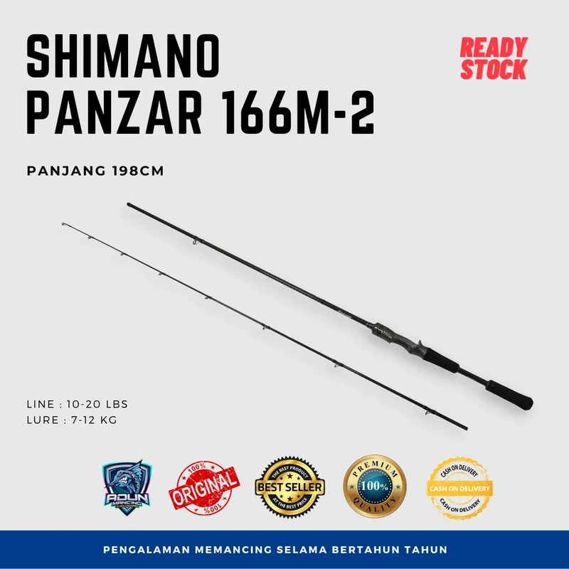 Joran Shimano Panzar Baitcasting 166M-2 10/20LB
