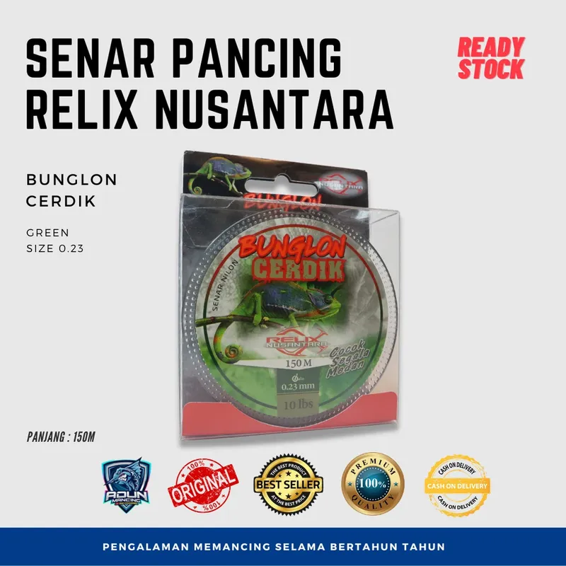 Senar Relix Nusantara Cerdik 150m - 0,23 mm