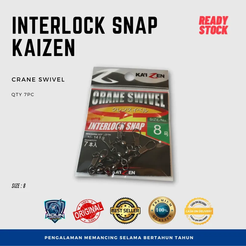 Kili Kili Kaizen Interlock Snap - No. 8