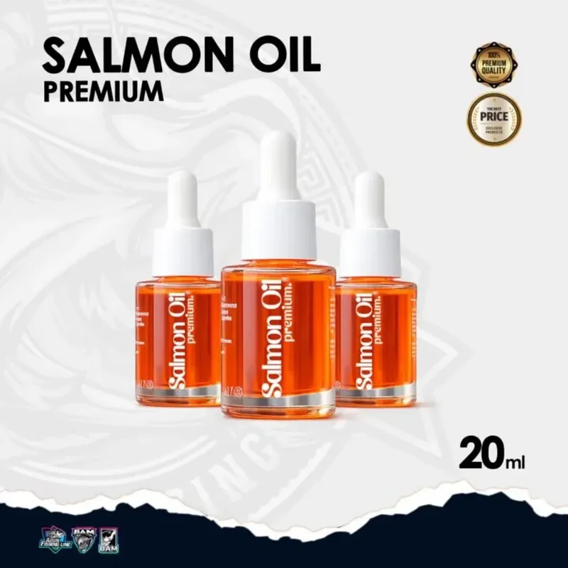 Salmon Oil Premium 20 ml (Kemasan Botol)