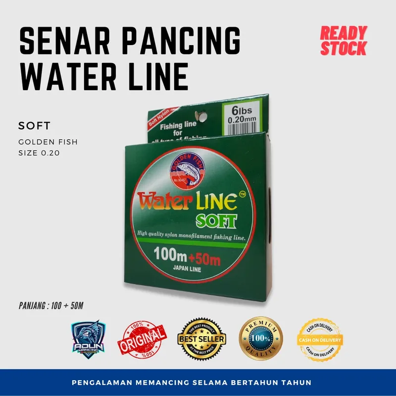 Senar Water Line Soft 150m - 0,20 mm
