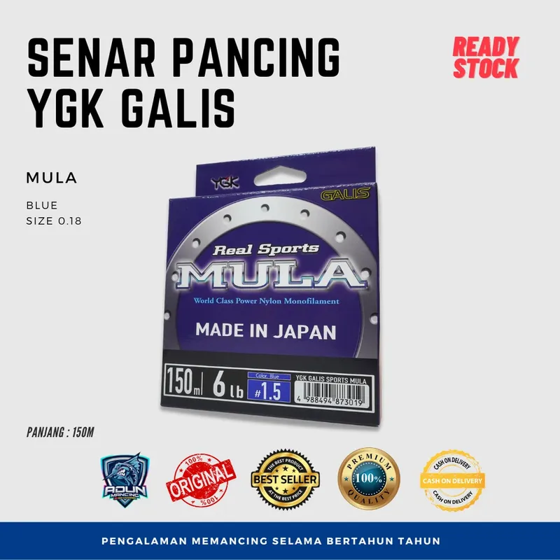 Senar YGK Mula - 6lb